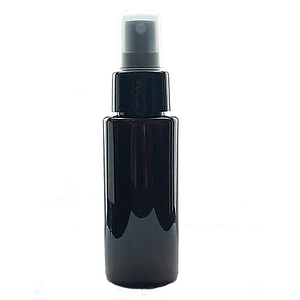 Fine mist plastic spray bottle for use with colloidal nano silver