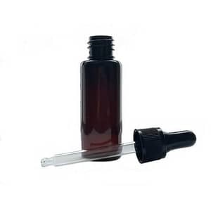 Plastic Dropper Bottle for use with colloidal nano silver